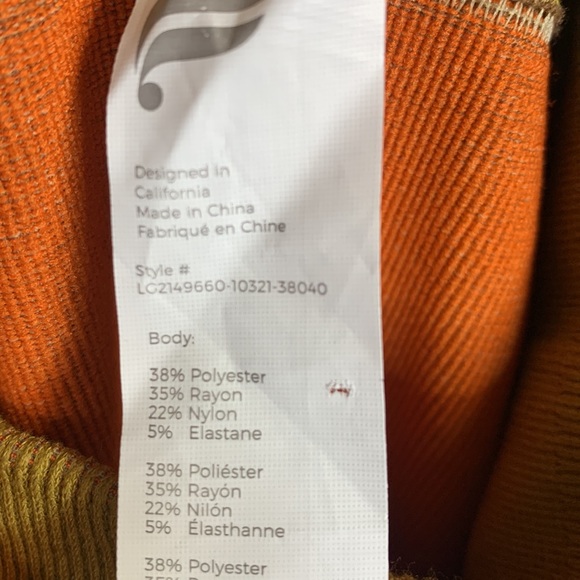 Fabletics High-Waisted Seamless Jacquard Chartreuse Legging Tights W-467 Size M - Picture 7 of 12